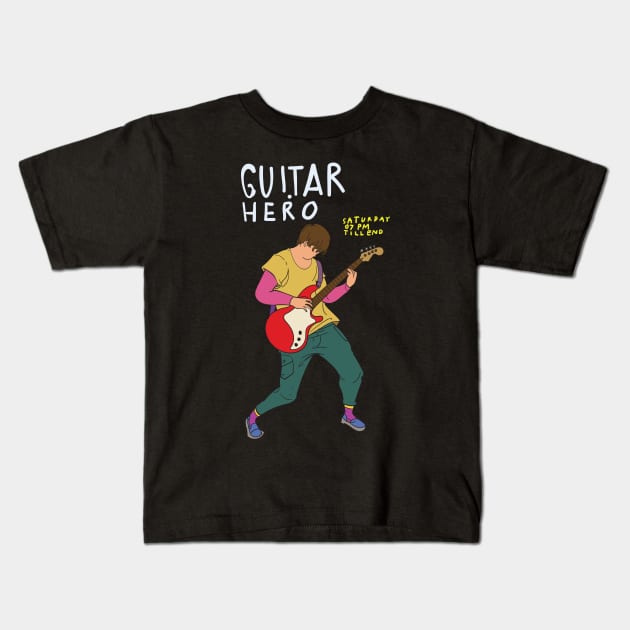 Guitar Hero Kids T-Shirt by Music Lover